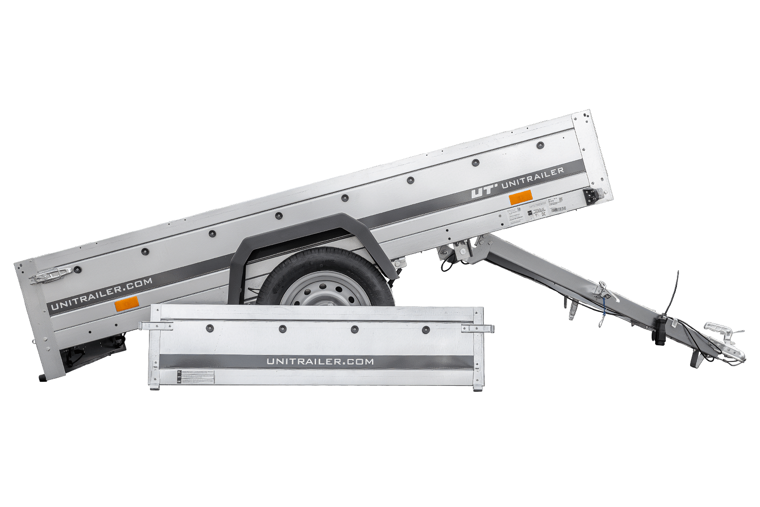 UNITRAILER Garden 230/R KIPP – Anhänger 2304×1256 mm, 750 kg zGG