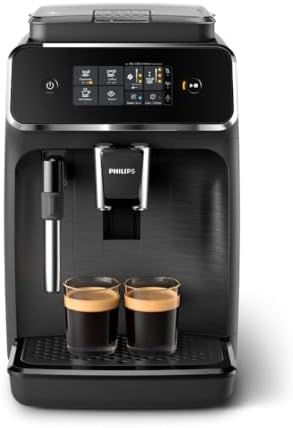 PHILIPS Kaffeevollautomat Panarello 2200 Serie, Schwarz, 2 Spezialitäten – Bild 2
