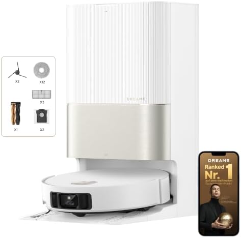 dreame X50 Ultra Complete Saugroboter mit Wischfunktion,20.000 Pa | KI-Hindernisvermeidung, 360°-Nav – Bild 2