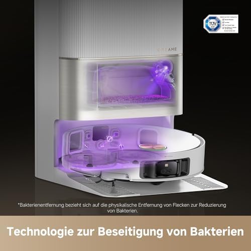 dreame X50 Ultra Complete Saugroboter mit Wischfunktion,20.000 Pa | KI-Hindernisvermeidung, 360°-Nav – Bild 7