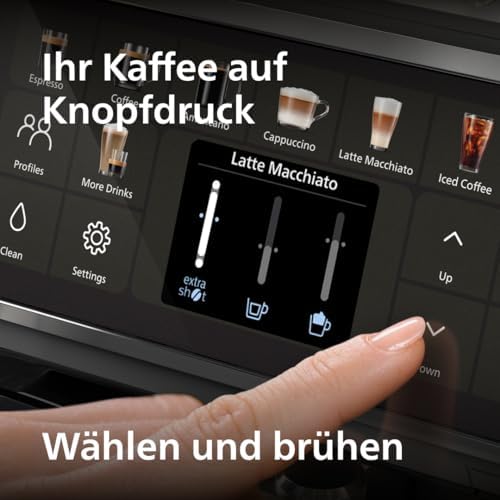 PHILIPS Kaffeevollautomat LatteGo 5500 Serie, Silber, 20 Spezialitäten – Bild 6