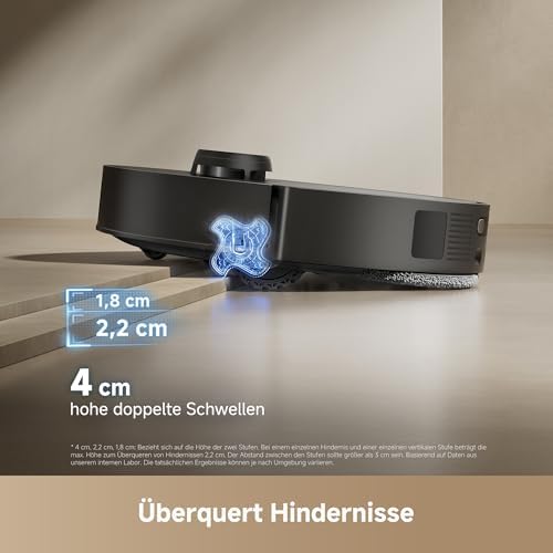 dreame L50s Pro Ultra Saugroboter mit Wischfunktion, 30.000 Pa | Mopp-Selbstreinigung 100 °C, Ecken/ – Bild 7