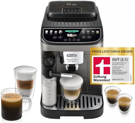 De'Longhi Magnifica Evo Next - Kaffeevollautomat 13 Getränke Titan – Bild 2
