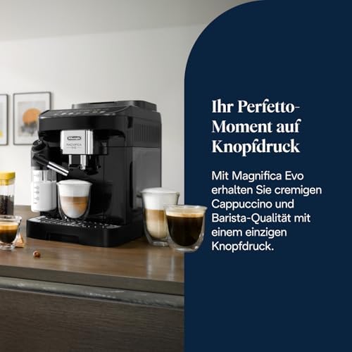 De'Longhi Magnifica Evo - Kaffeevollautomat 7 Getränke Schwarz – Bild 3