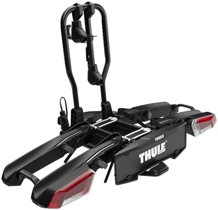 Thule Easyfold 3 Platform Bicycle Carrier for Towing Hitch Black 2 (3) Bikes