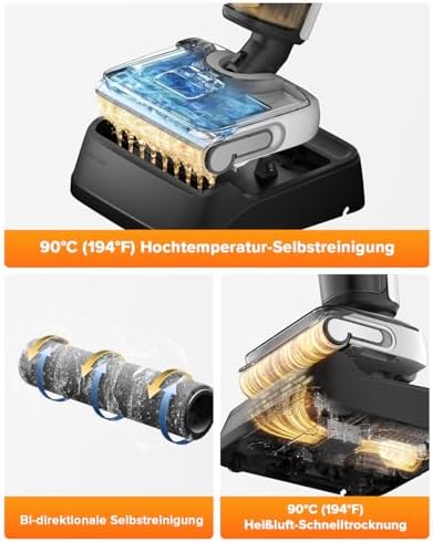roborock F25 LT Nass Trockensauger, 60 Min Laufzeit, 20.000 Pa Staubsauger – Bild 6