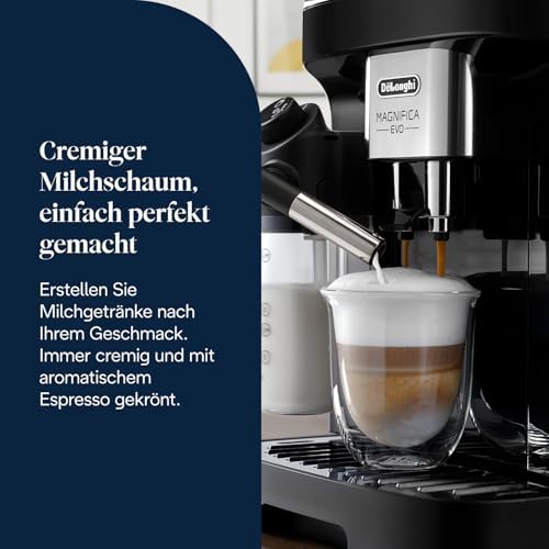 De'Longhi Magnifica Evo - Kaffeevollautomat 7 Getränke Schwarz – Bild 7