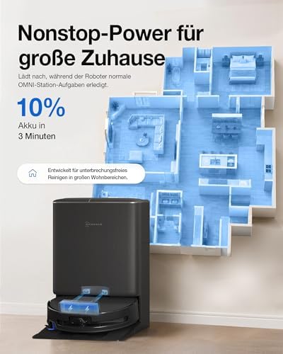 ECOVACS T90 PRO Omni Saugroboter mit Wischfunktion 30.000 Pa, PowerBoost – Bild 6