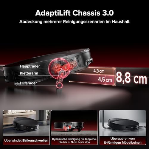 roborock Saros 20 Set Saugroboter mit Wischfunktion&angebbarem Wischmopp – Bild 3