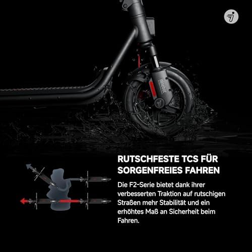 Segway-Ninebot F2 Pro D II, E-Scooter mit Deutscher Straßenzulassung für Erwachsene, 65km Reichweite – Bild 7