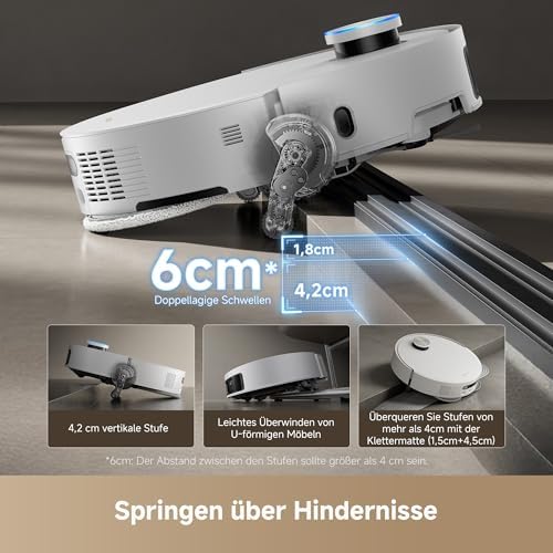 dreame X50 Ultra Complete Saugroboter mit Wischfunktion,20.000 Pa | KI-Hindernisvermeidung, 360°-Nav – Bild 3
