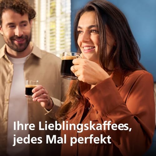 PHILIPS Kaffeevollautomat Panarello 2200 Serie, Schwarz, 2 Spezialitäten – Bild 4