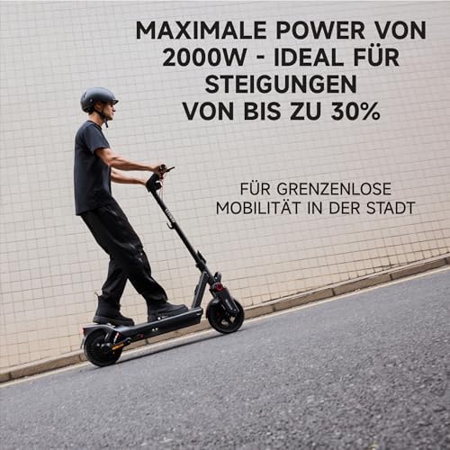 Segway-Ninebot MAX G3 D, E-Scooter mit Deutscher Straßenzulassung, 80 km Eco Modus Reichweite, 75km  – Bild 5
