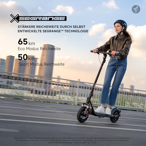Segway-Ninebot F2 Pro D II, E-Scooter mit Deutscher Straßenzulassung für Erwachsene, 65km Reichweite – Bild 4