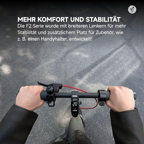 Segway-Ninebot F2 Pro D II, E-Scooter mit Deutscher Straßenzulassung für Erwachsene, 65km Reichweite – Bild 6