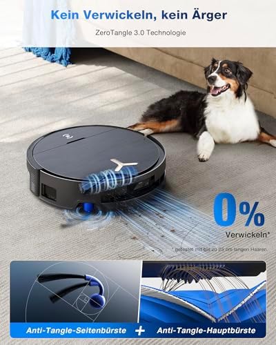ECOVACS X9 PRO Omni Saugroboter mit Wischfunktion 16.600 Pa, OZMO Roller – Bild 7