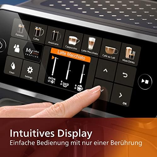 PHILIPS Kaffeevollautomat LatteGo 5400 Serie, Chrom, 12 Spezialitäten – Bild 6