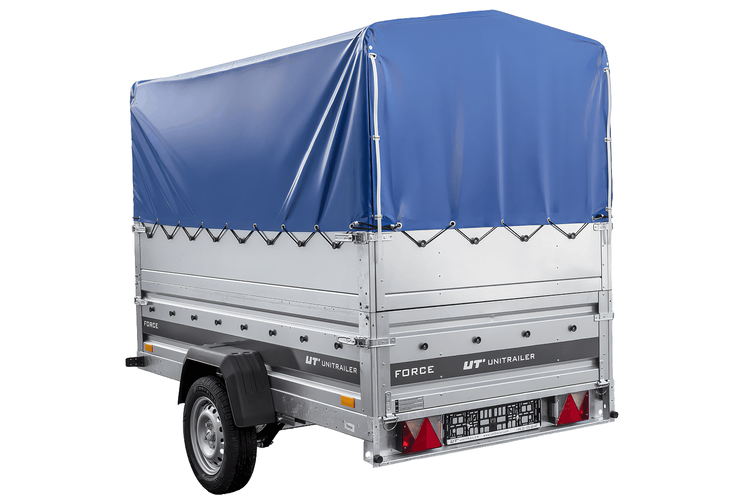 UNITRAILER Force 230/R KIPP – Anhänger 2309×1261 mm, 750 kg zGG
