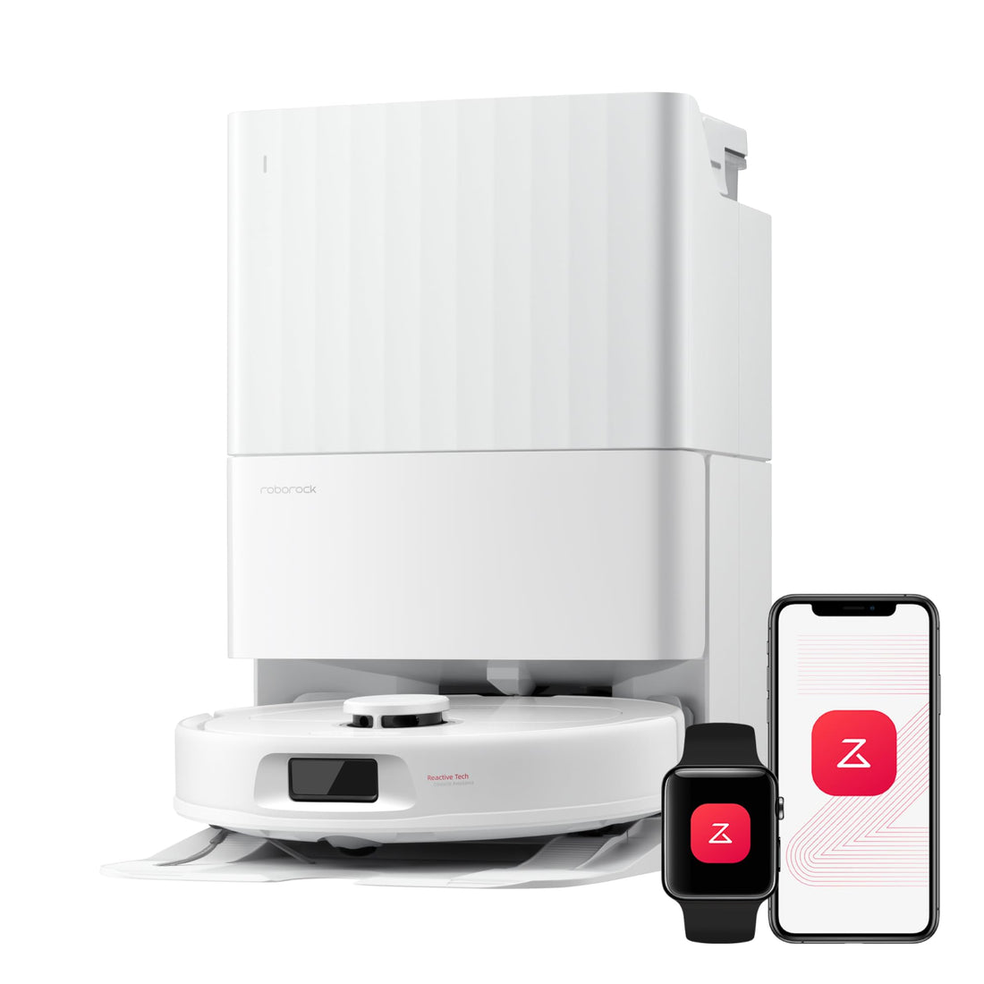 roborock Qrevo S5V Saugroboter mit Wischfunktion&Hebarem Wischmopp