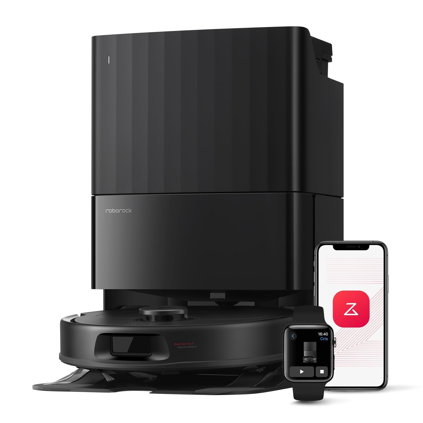 roborock Qrevo S5V Saugroboter mit Wischfunktion&Hebarem Wischmopp