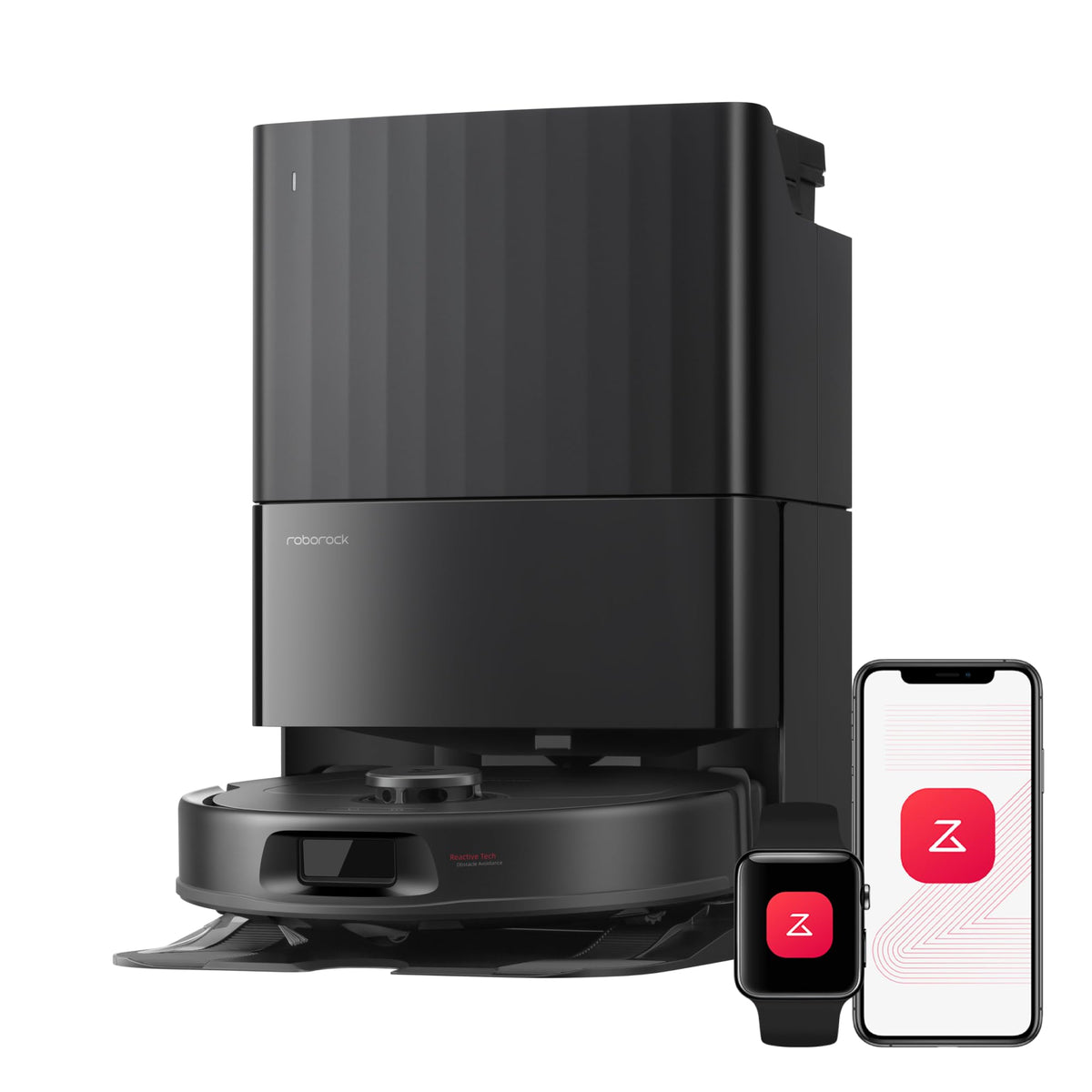 roborock Qrevo S5V Saugroboter mit Wischfunktion&Hebarem Wischmopp