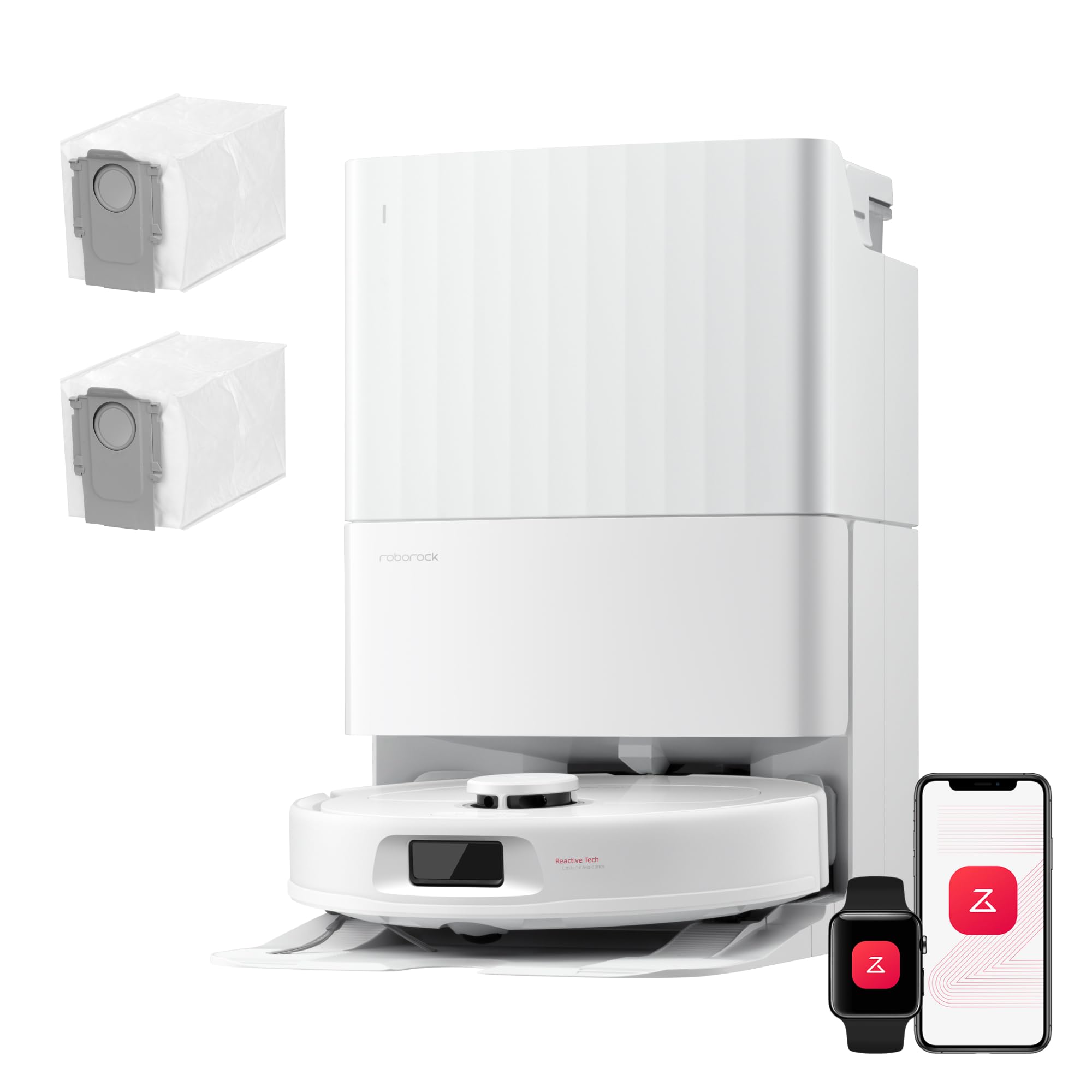 roborock Qrevo S5V Saugroboter mit Wischfunktion&Hebarem Wischmopp