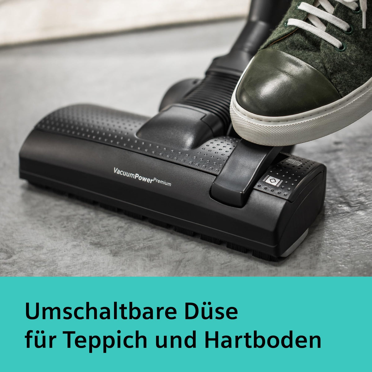 Siemens Staubsauger mit Beutel Q5.0 extreme silencePower VSQ5X1230, ideal für Allergiker