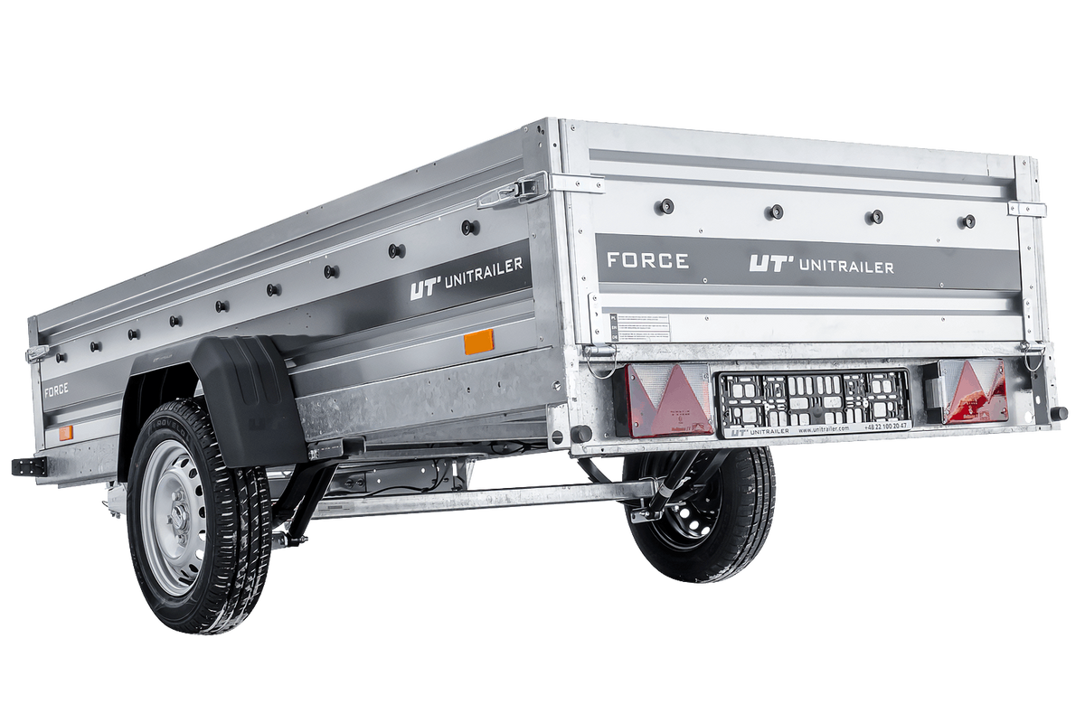UNITRAILER Force 264/R KIPP – Anhänger 2647×1260 mm, 750 kg zGG