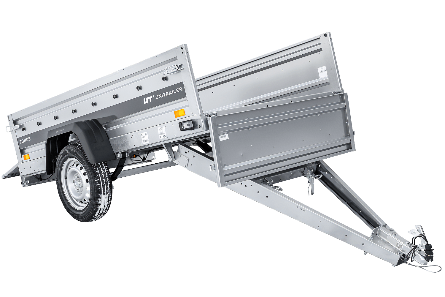 UNITRAILER Force 230/R KIPP – Anhänger 2309×1261 mm, 750 kg zGG