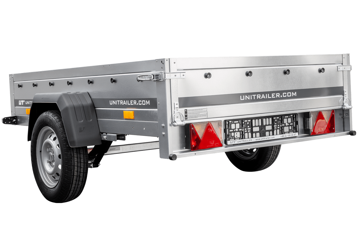UNITRAILER Garden 201/R KIPP – Anhänger 2006×1256 mm, 750 kg zGG