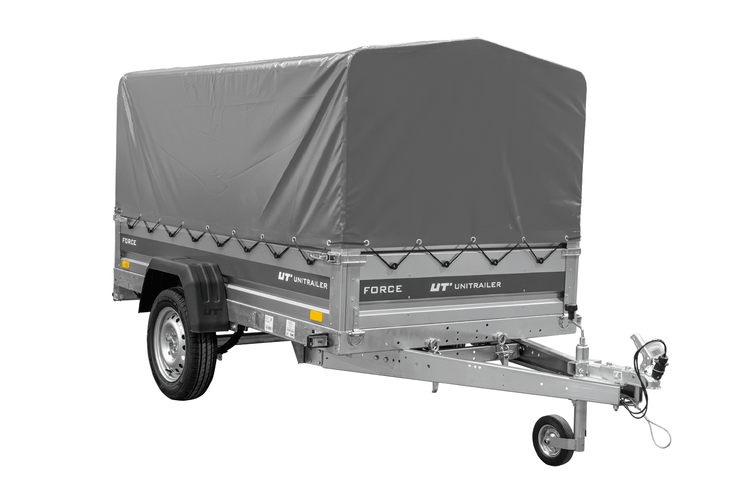 UNITRAILER Force 230/R KIPP – Anhänger 2309×1261 mm, 750 kg zGG
