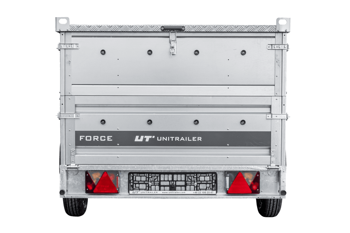 UNITRAILER Force 264/R KIPP – Anhänger 2647×1260 mm, 750 kg zGG