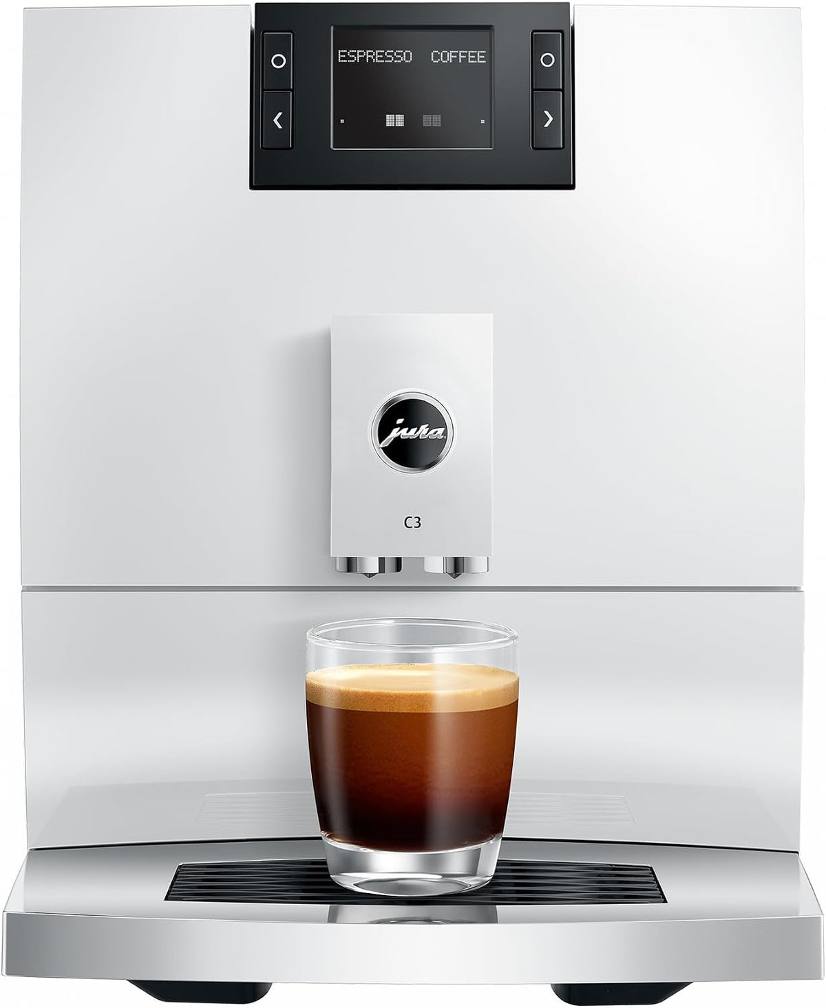 JURA C3 Kaffeevollautomat Piano White
