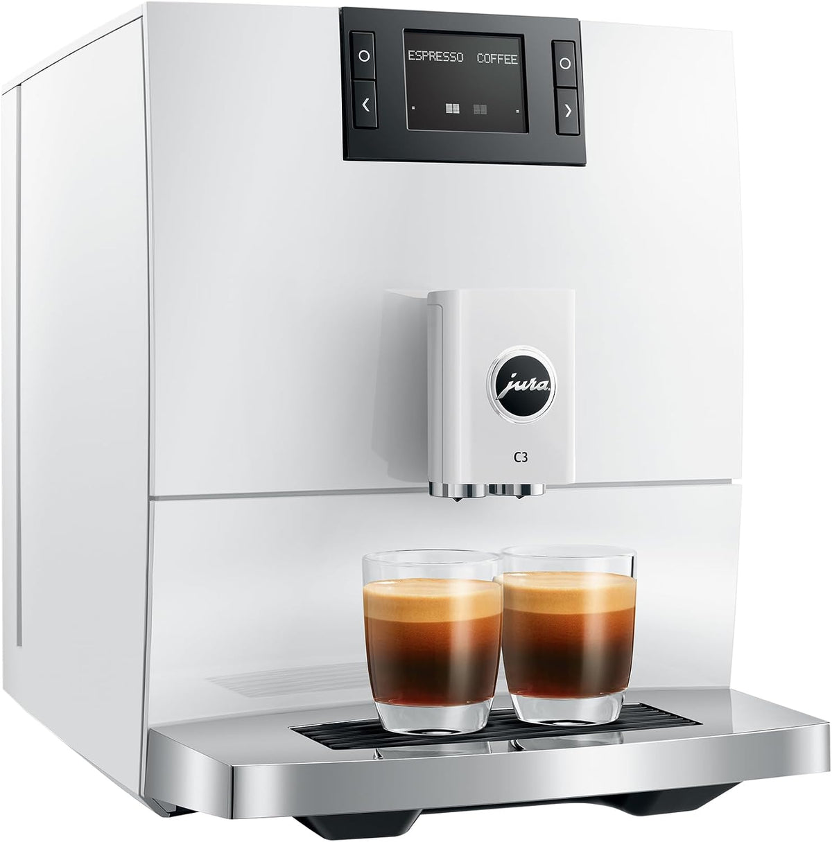 JURA C3 Kaffeevollautomat Piano White